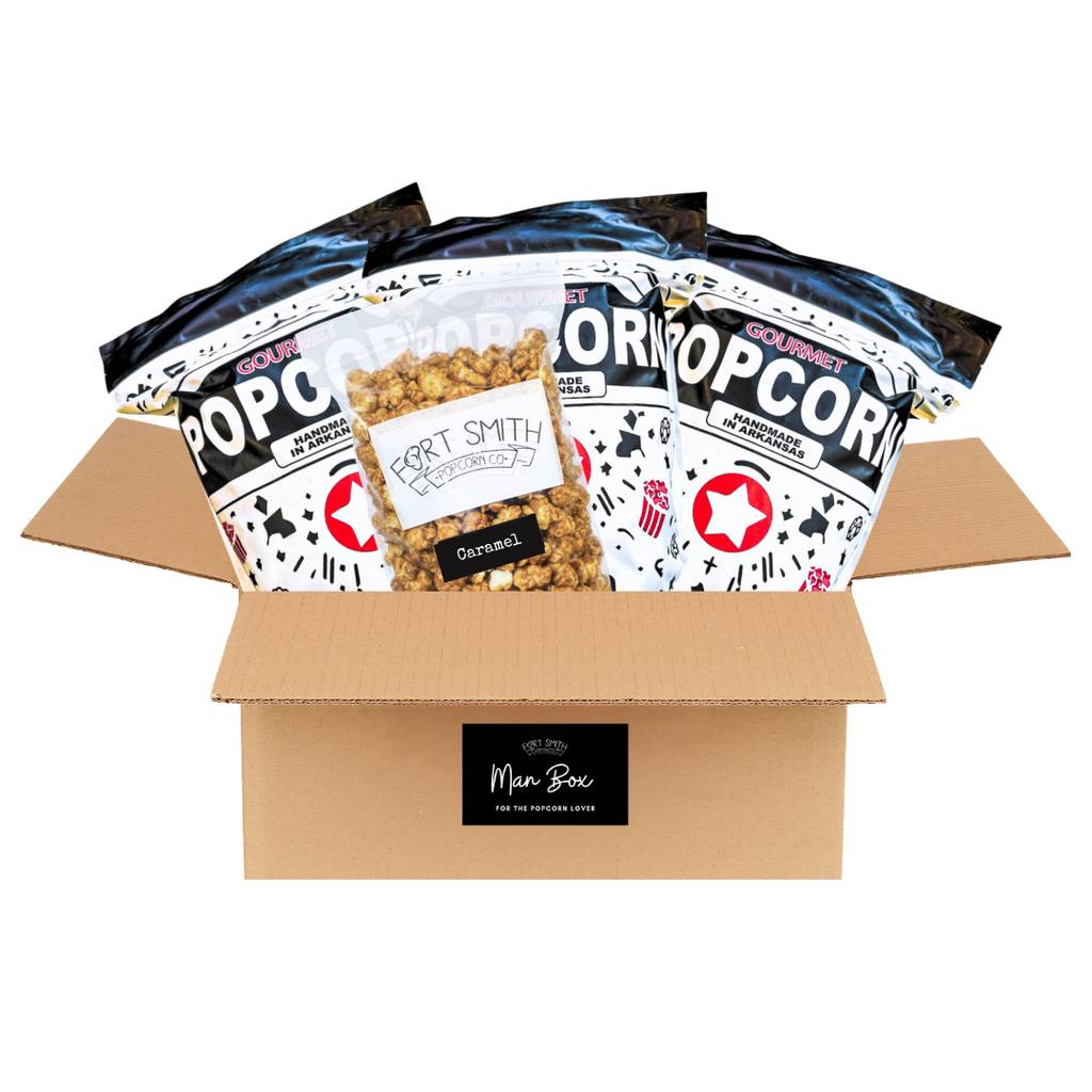 Man Box Gift Popcorn – Fort Smith Popcorn Co.